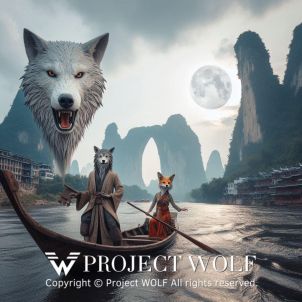 Project Wolf / Guilin Li River in China in Wolf and Fox