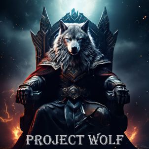 왕좌에 앉은 관대한 울프 WOLFCOIN