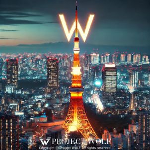 w at Tokyo Tower