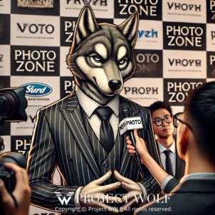 project WOLF/interviewed in the photo zone