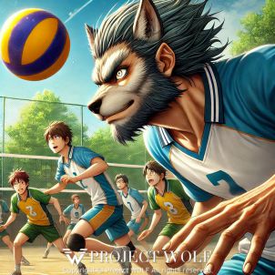 project WOLF/sprinted across the court