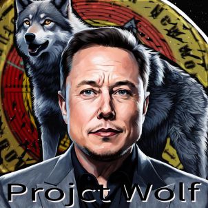 WOLFCOIN MEME Wolf & Elon Musk