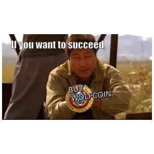 If you want to succeed, buy Wolfcoin