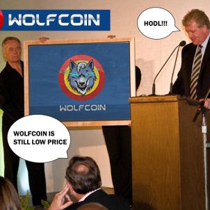 울프코인을 원하는 남자 WOLFCOIN WANT