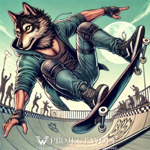 project WOLF/enjoys skateboarding