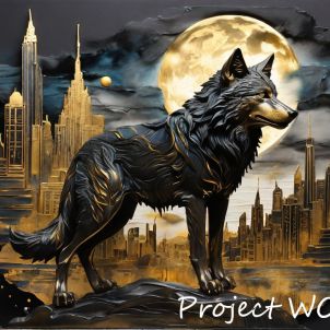 WOLFCOIN 골드 W 시티와 울프