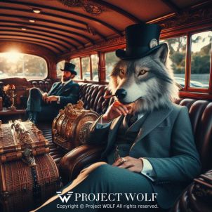 Project Wolf/ Wolf preparing to go on a luxury trip