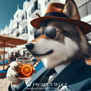 Project Wolf, wolfcoin/ under the warm sunlight