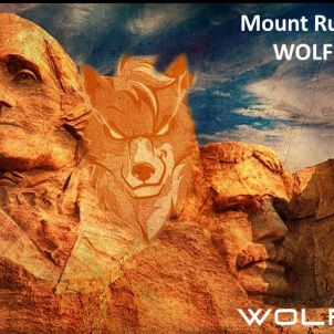 Mount Rushmore WOLF Face : WOLFCOIN