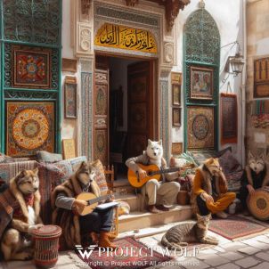 Project Wolf/ Busking on the streets of Tunisia