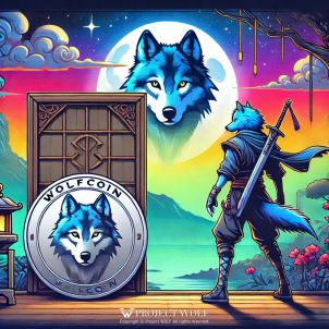 Guardian of WOLFCOIN: The Blue Werewolf Warrior