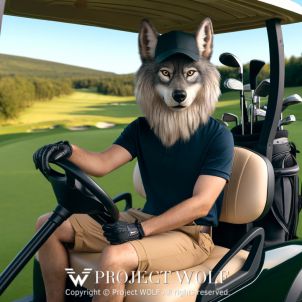 project WOLF/driving a golf cart