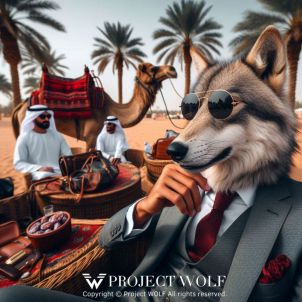 Project wolf / to have a conversation with one's Arab friends