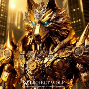 Project wolf / Luxury Golden Wolf Robot