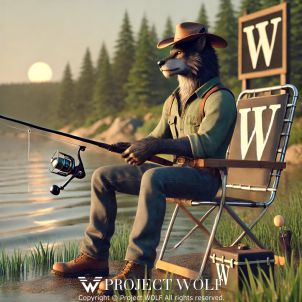 Wolf Fishing in the Quiet Place