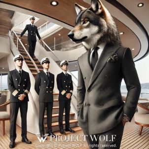 project WOLF/greeted by the crew members.