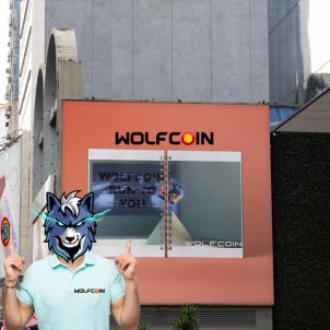 WOLFCOIN outdoor advertising