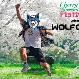 Cherry blossom festival with WOLFCOIN