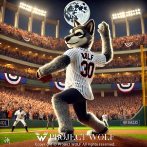 project WOLF/ceremonial first pitch