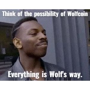 Think of t he possibility of Wolfcoin