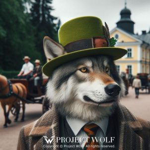 Project Wolf/ to walk down the streets of a Finnish city