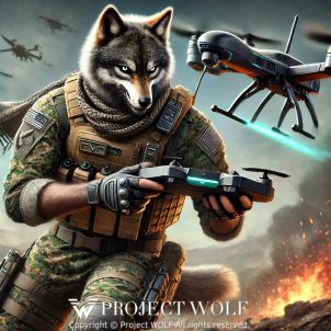 project WOLF/controlled the combat drone,