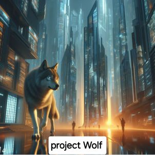 project Wolf  울프시티를 구경하며 거닐고 있는 울프~!