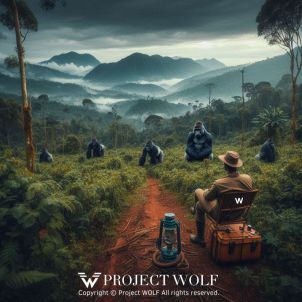 Project wolf / meet African Congolese gorillas