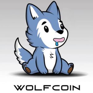 윙크하는 울프  Wolf  Wink  /  WOLFCOIN