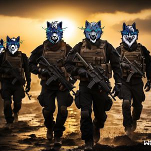 Wolfcoin Warriors Engaging in Meme War