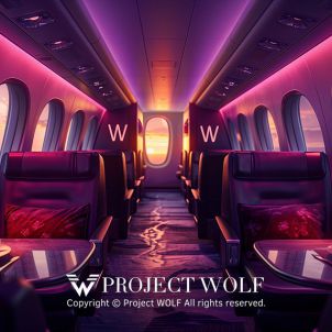 Project Wolf 비즈니스 클래스 울프 항공기 내부