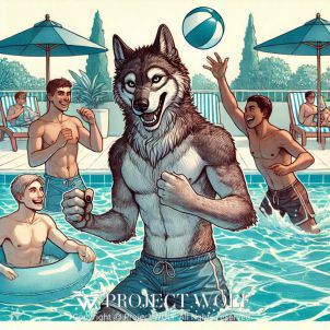 project WOLF/playing in the cool water