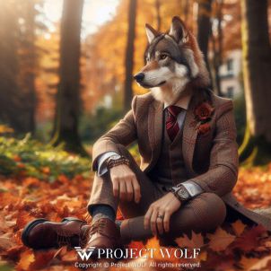 Project Wolf/ Autumn leaves make Wolf look better