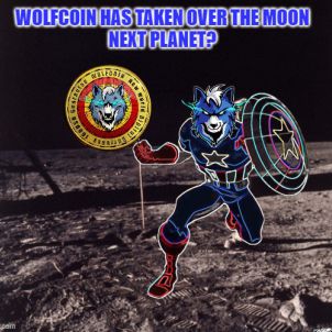 울프코인 달을 점령하다 WOLFCOIN