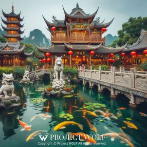 Project Wolf/ a traditional Chinese garden