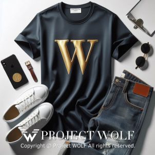 Procjet Wolf / W Gold Short Sleeve T - Shirt Ver. 2