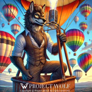 project wolf   Hot air balloon wolf