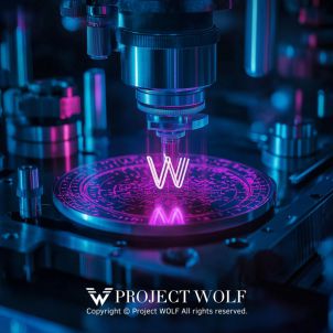 PROJECT WOLF!! W made of light!!