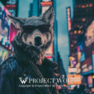 Project Wolf_Night at Times Square