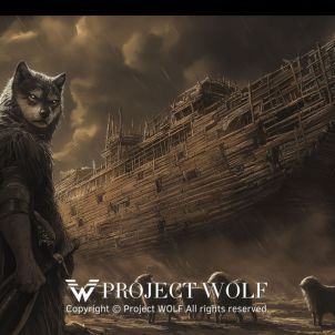 PROJECT WOLF!!  Wolf Building the Ark!!