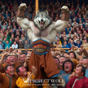 Project wolf / Mongolian wrestling champion