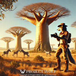 Baobab Tree and Wolf [W]