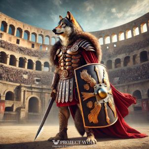 WOLFCOIN / A fighter warrior in Rome