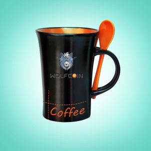 울프코인 진울프 머그컵 WOLFCOIN MUG