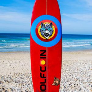 WOLFCOIN SURFING BOARD