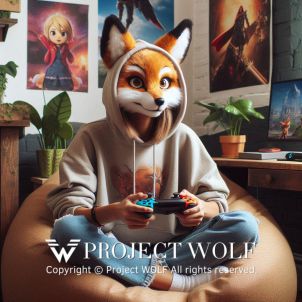 Project Wolf / Fox playing Nintendo