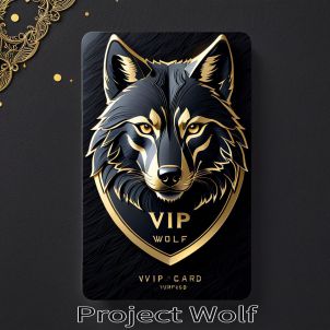 WOLFCOIN MEME Wolf Black Card!