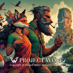 Project Wolf / Wolf And Fox, The Ganzi thing explodes. [WOLFCOIN]