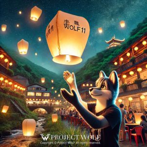 project wolf 스펀에서 풍등을