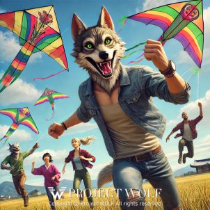 project WOLF/flying a kite energetically